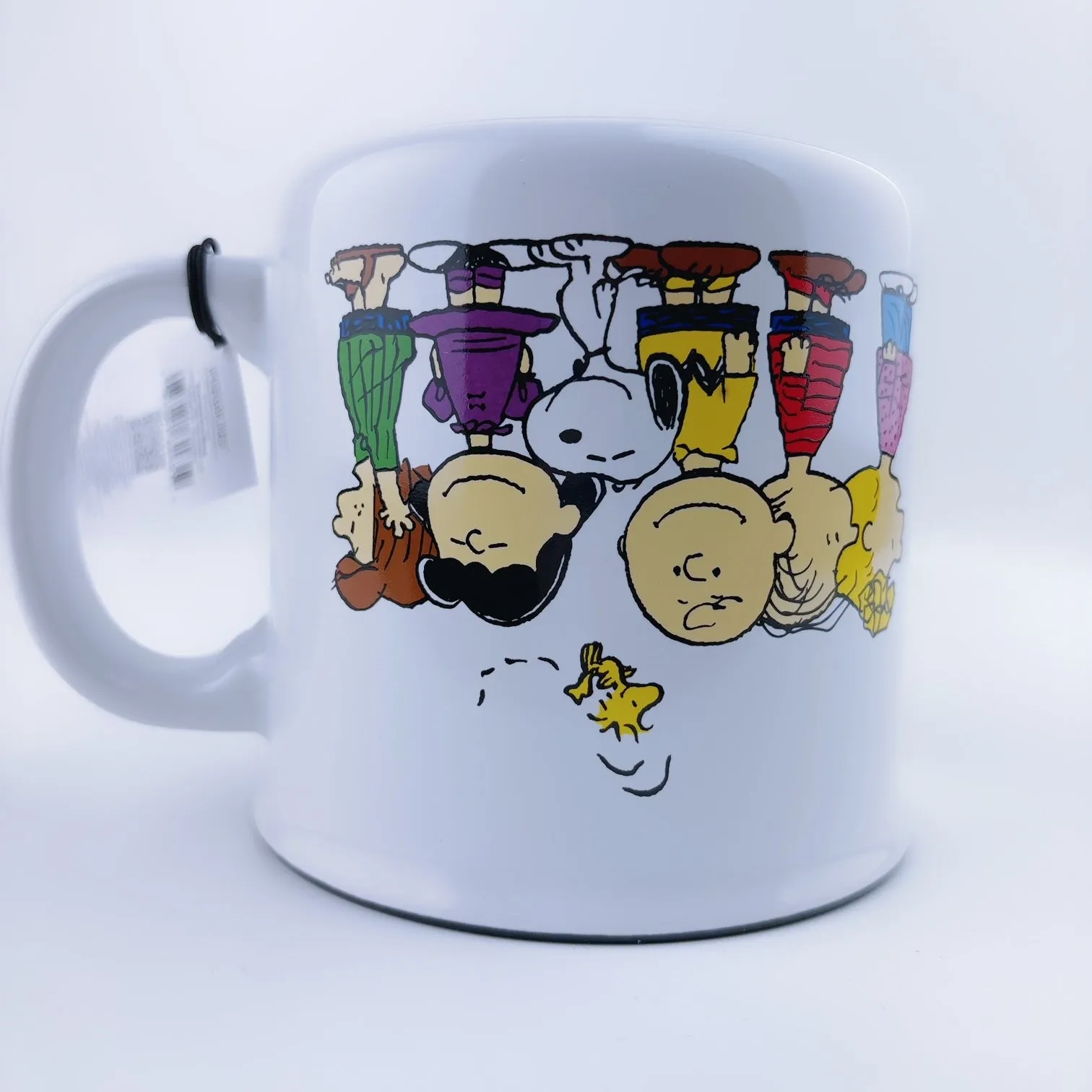 Peanuts Charlie Brown and friends Gathering All Together Stoneware Big Coffee Mug Cup 21 oz