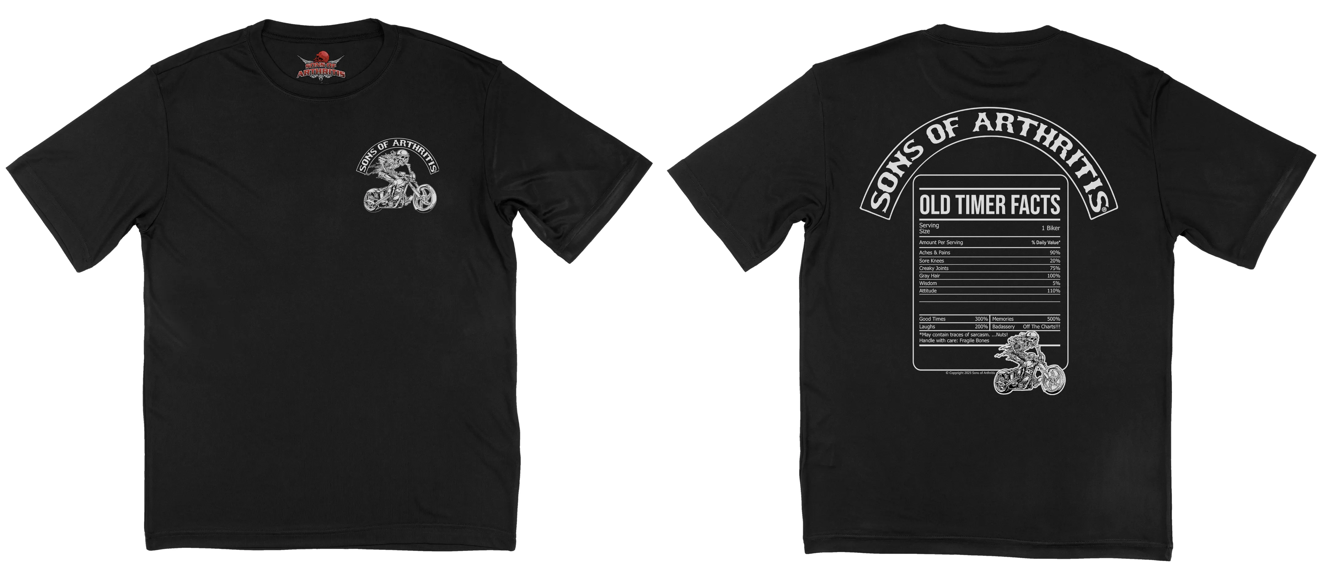 Sons of Arthritis Old Timer Facts - Black (See More Styles)