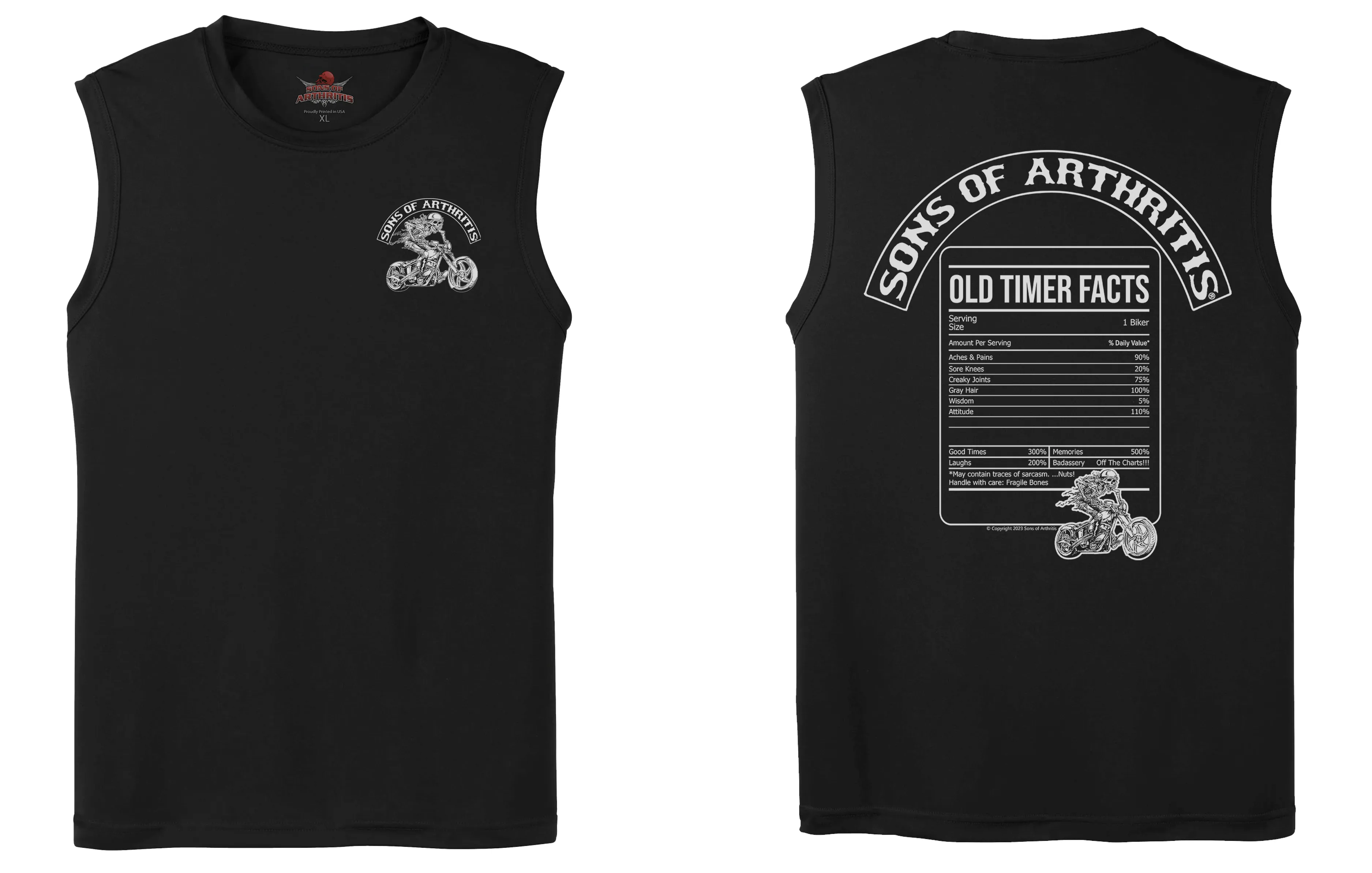 Sons of Arthritis Old Timer Facts - Black (See More Styles)