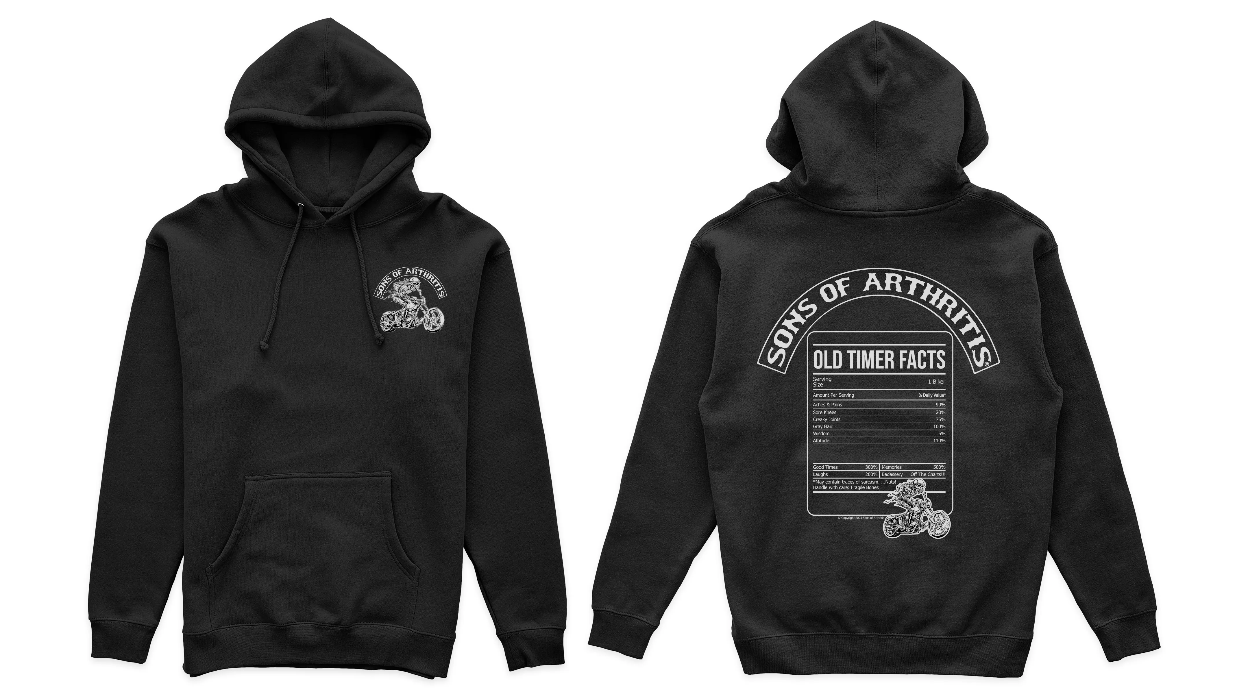 Sons of Arthritis Old Timer Facts - Black (See More Styles)