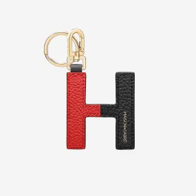 The SABRÉMOJI™ Alphabet Charm H - Rouge Noir