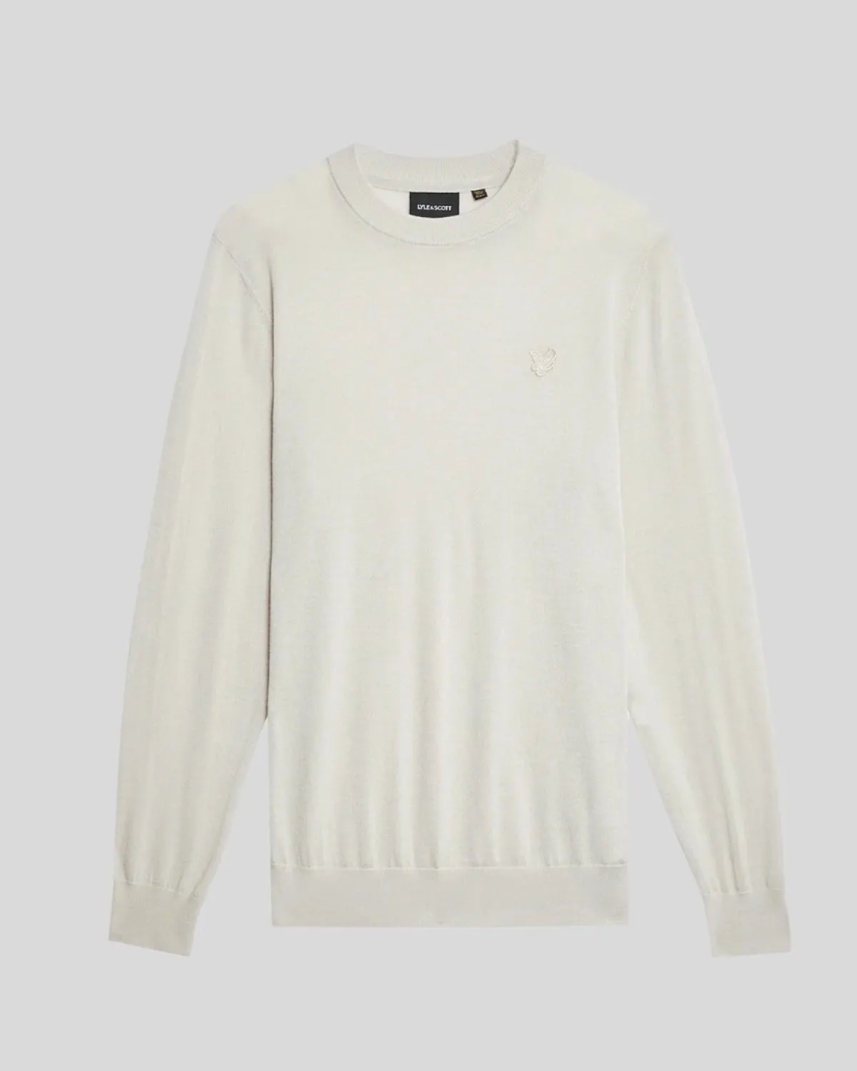 Tonal Eagle Merino Crew Neck Jumper