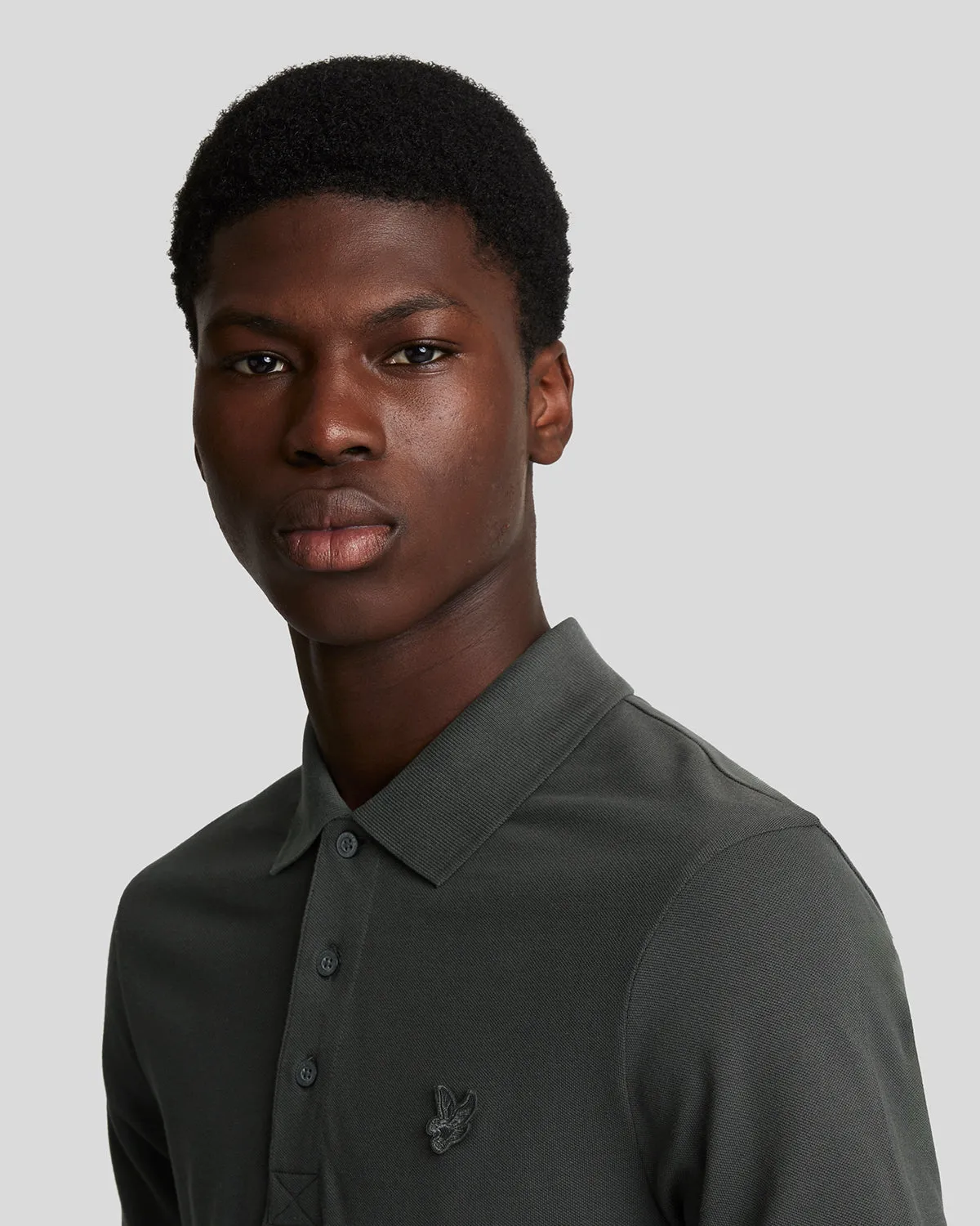 Tonal Eagle Polo Shirt