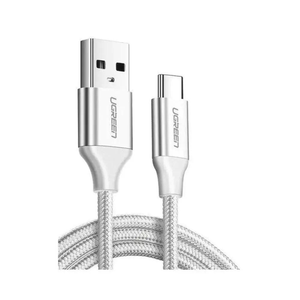 Ugreen 2m USB A 2.0 Male to USB C Male Cable Nickel Plated (60123)