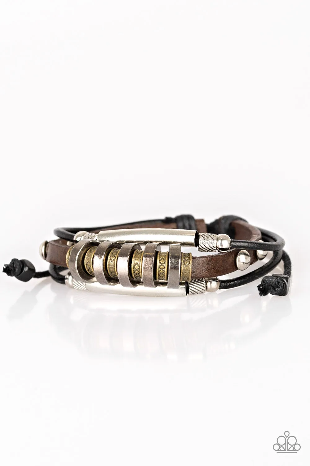 Urban Backpacker Black Bracelet