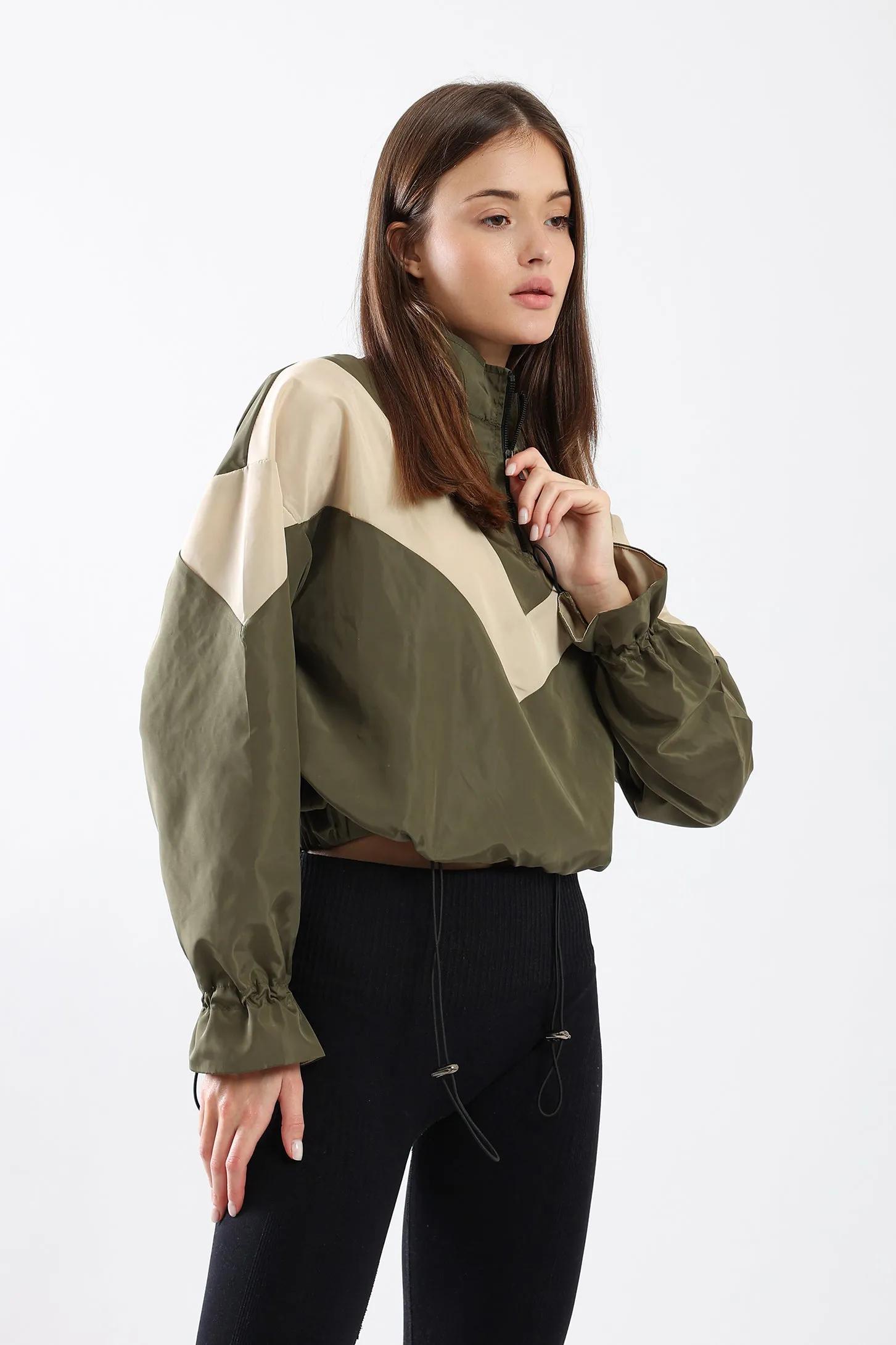 URBAN BLOCK PARKA - KHAKI