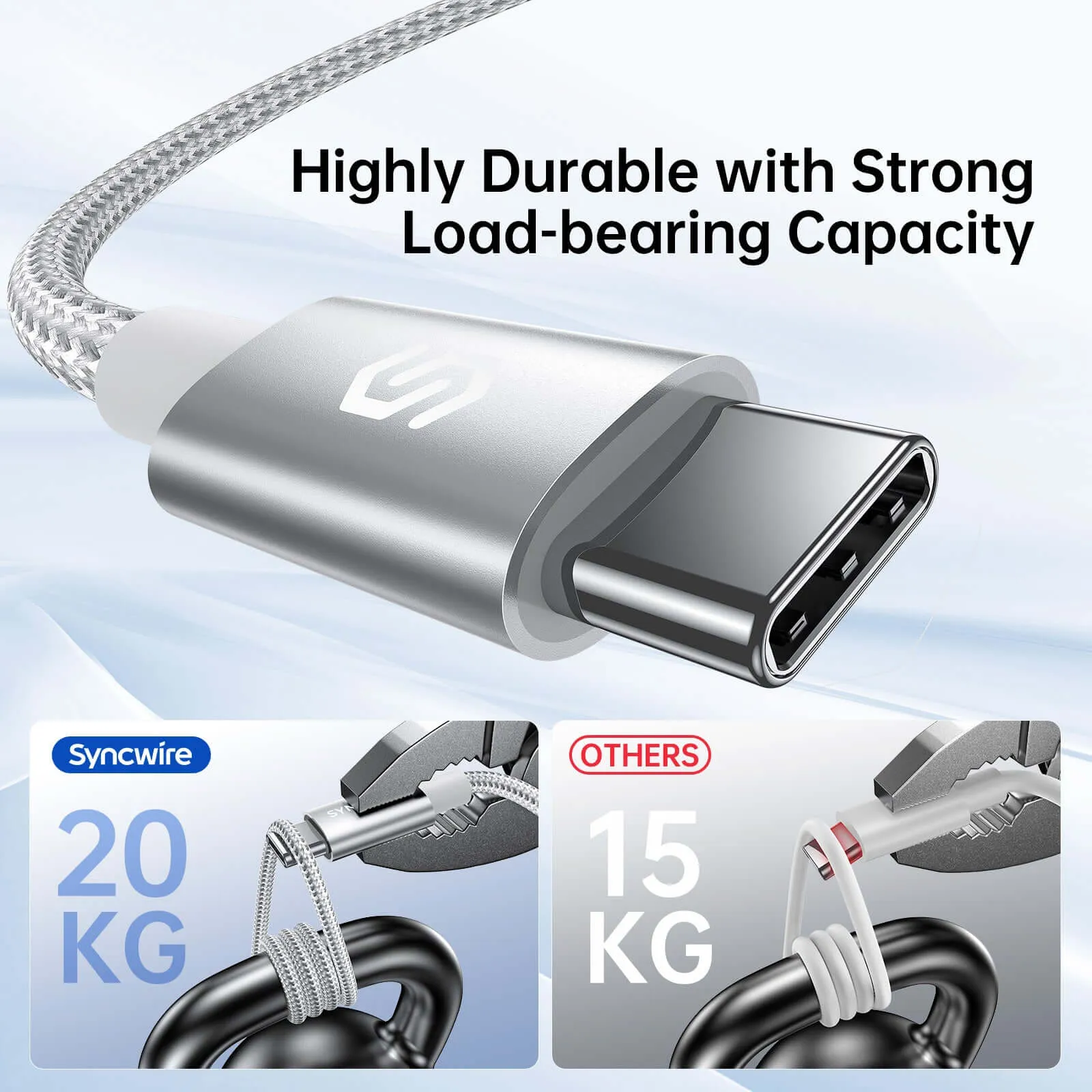 USB C Cable 6ft 2-Pack