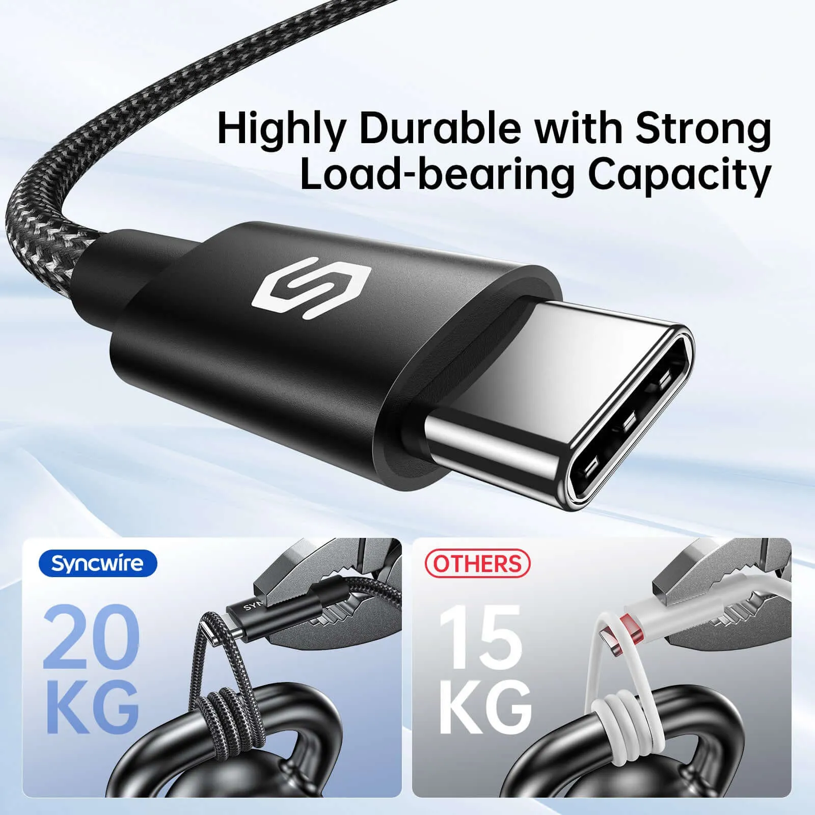 USB C Cable 6ft 2-Pack