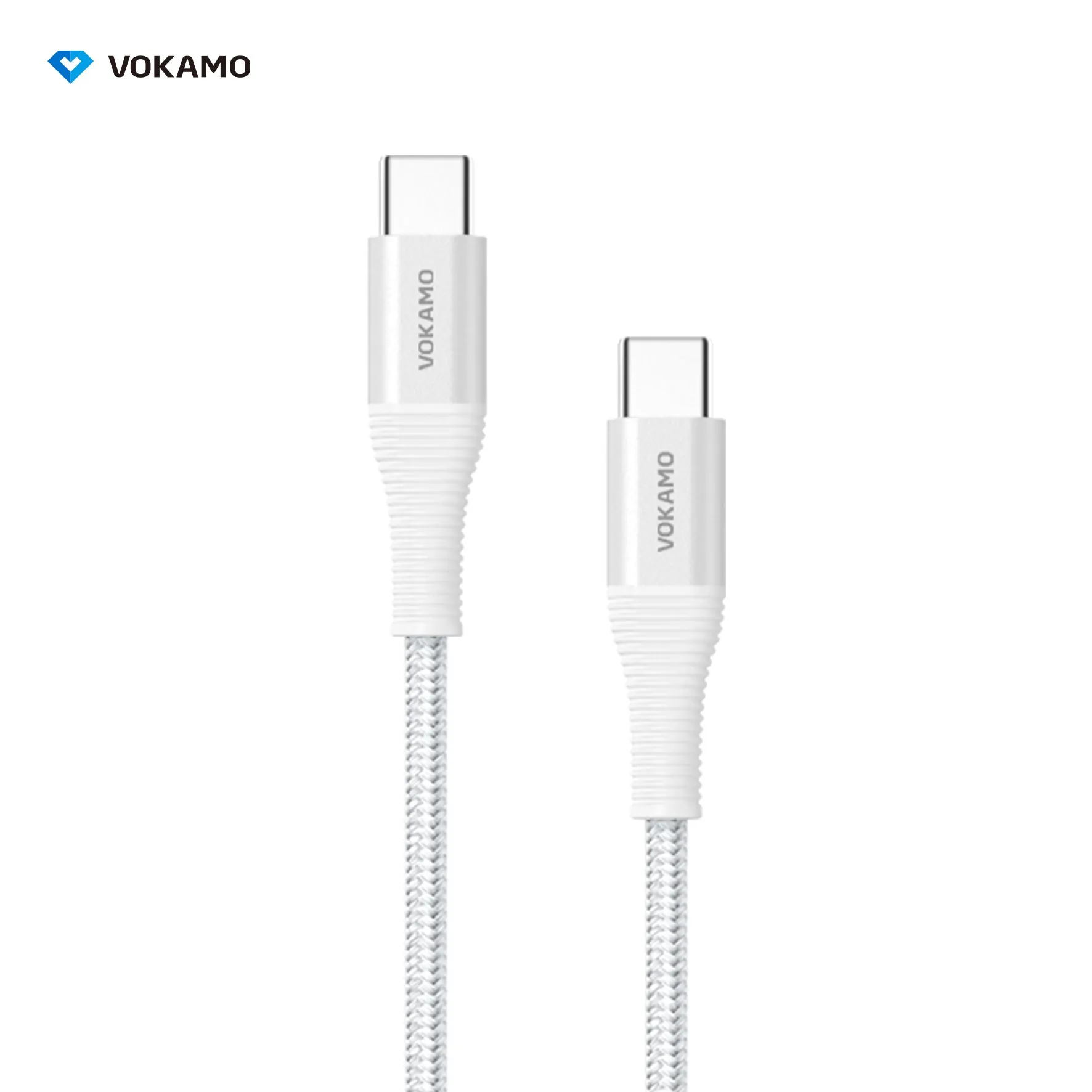 VOKAMO USB-C to USB-C Cable 100W E-Marker PD Fast Charging Type-C Cable 1.2m