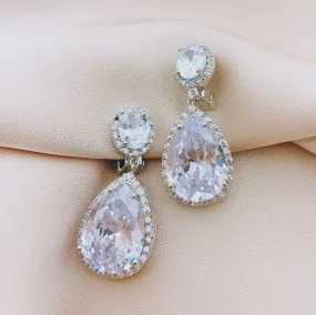 Women's Fashion CZ Bridal Wedding Earring