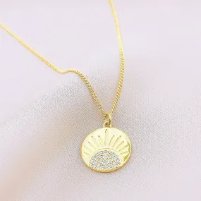 Women's Fashion CZ Pendant Necklace